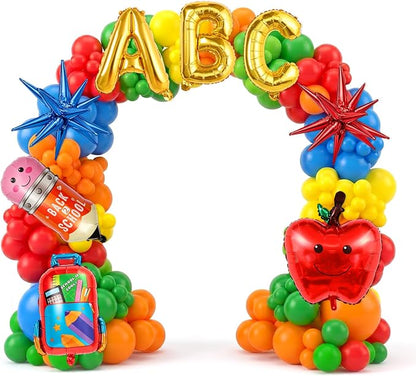 152Pcs Back to School Balloon Arch Kit Rainbow Garland by Unknown