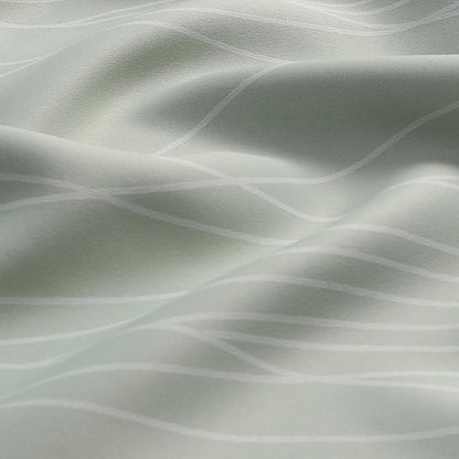 Sage Green and Greyish White Ombre Short Blackout Cafe Curtains 36 Inch Length - Image 9