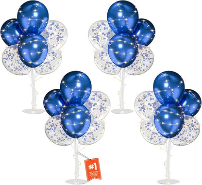 4Sets Blue Balloons Stand, Balloons Stands by MYZSBRDM