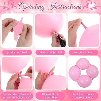100 Pcs Link Balloon Quick Linking Latex Connected Balloons Linkable - Image 6