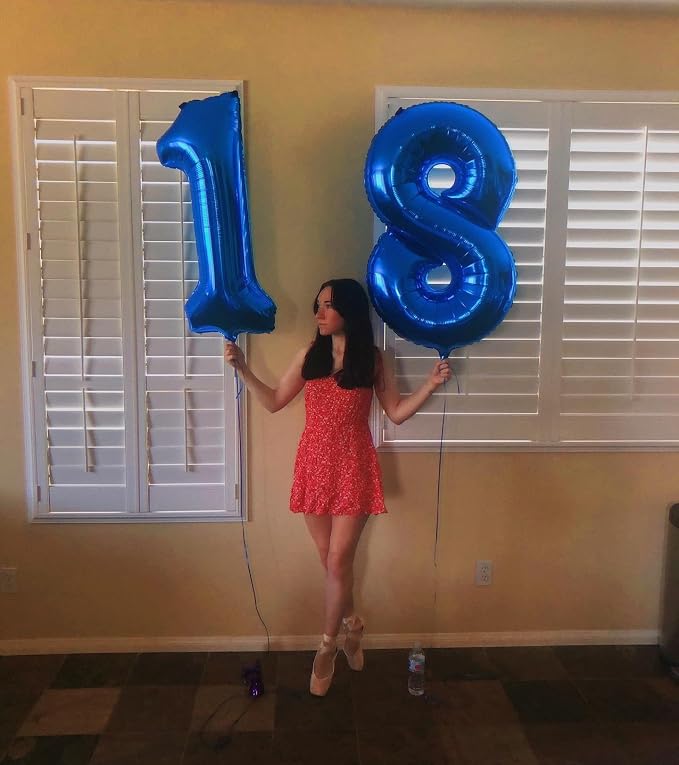 Navy Blue 18 Balloon - Image 2