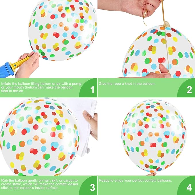 Biapian Red Yellow Blue Balloons, 12 Inch Matte Latex Balloons Colourful - Image 7