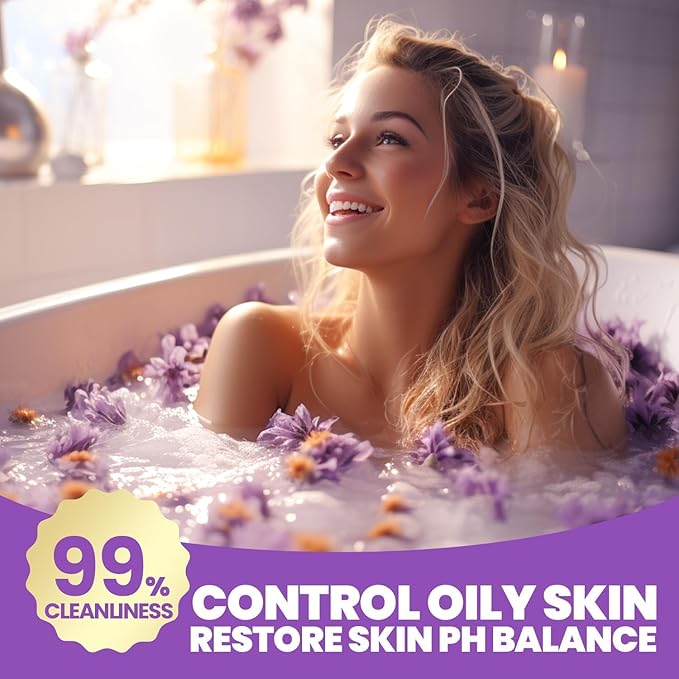 Spa Gifts for Women - Spa Luxetique Bath Baskets for Women, 8 Pcs Lavender Bath Sets with Bubble Bath, Lotion, Birthday Sets, Mothers Day Gifts for Mom, Christmas Gifts for Her
