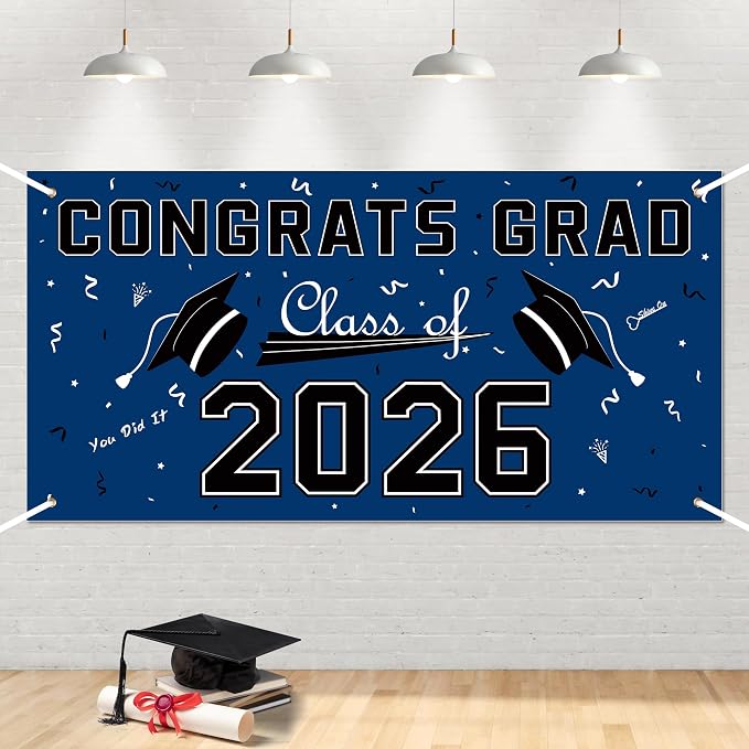 Graduation Decorations 2026 2027 by MDDRUIQI
