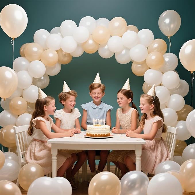 Sand White Balloon 12 Inch - Image 8