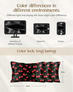 2 Pack Mulberry Silk Pillowcase for Hair and Skin - Standard Size 20 x 26 Inches with Hidden Zipper Shiny Cherry 19 Momme Soft Sleeping Silk Pillow Case for Women, Moms