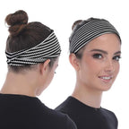 TERSE Boho Headbands for Women Wide Hair Bands for Women’s Hair Non Slip Thick Headbands for Yoga Workout Every Day Basic Girl’s Fashion Accessories