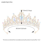Princess Tiara and Crown for Women Wedding Tiaras for Bridal girls Tiaras and Crystal Crowns Rhinestone Headband Metal Hair Accessories for Costume Birthday Party Prom Gifts