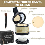 2 Pack Hairline Powder for Women and Men,Used to Root Touch Up Hair Color, Thinning Hair,Gray Hair Coverage and Bald Spots Coverage, Light Blonde