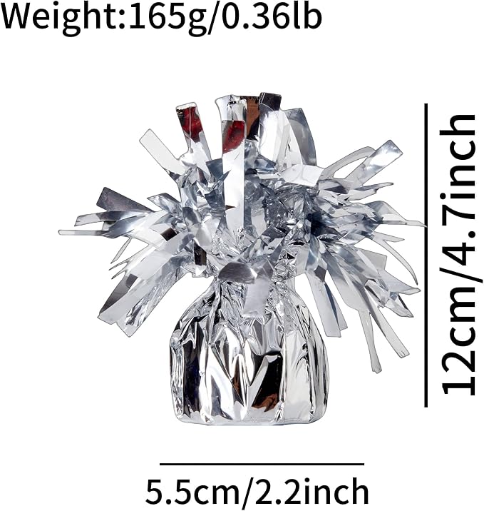 Balloon Weights Silver 2Pcs | Perfect - Image 4