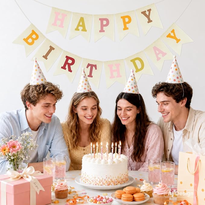 Anwyll Happy Birthday Banner - Image 4