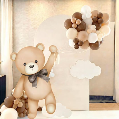 43 Pcs Brown Bear Baby Shower Party Decoration 31 Bears Cardboard Cutout Stand by Unknown