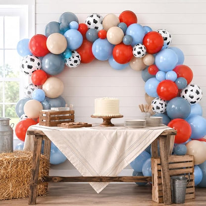 Red Blue Cow Balloons - Image 6