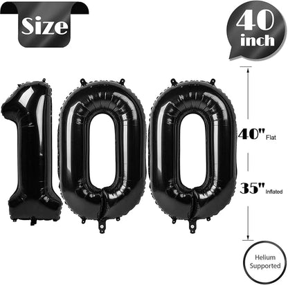 Black 100 Balloon - Image 6