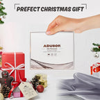 Adubor 100% Silk Pillowcase - Mulberry Silk Pillow Cases, 23 Momme 6A Grade Fibers, Silk Pillow Case for Hair and Skin Health, with Hidden Zipper (Standard 20''×26'', Light Gray, 1PC)