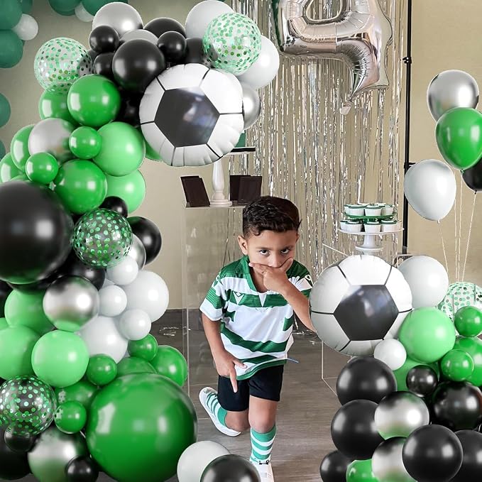 Soccer Party Balloon Garland Arch Kit - Image 6