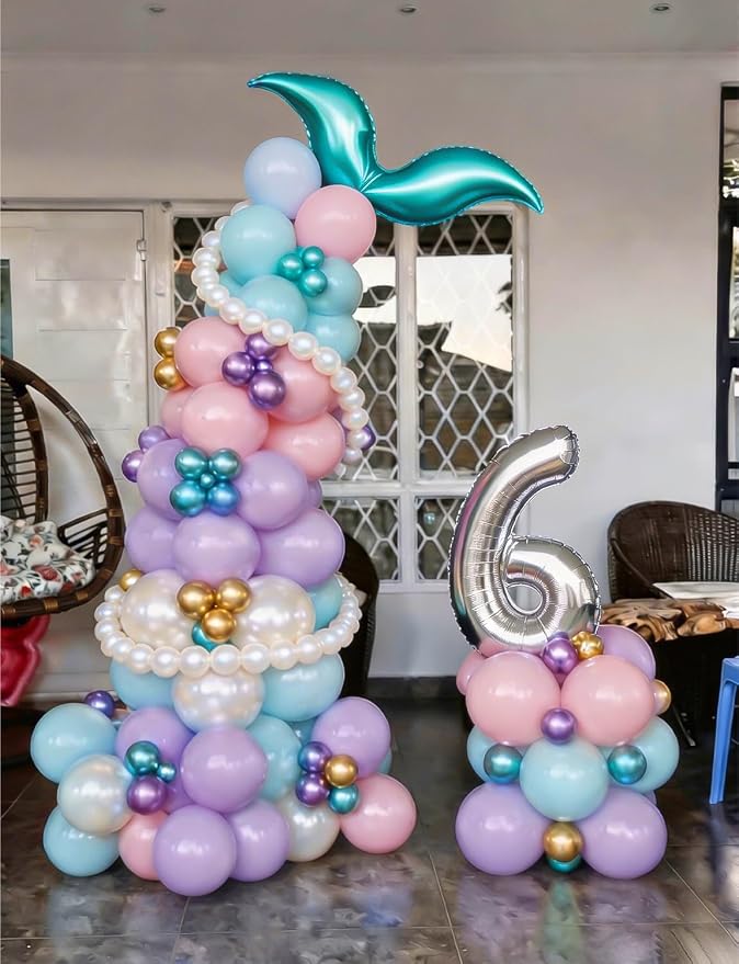 Mermaid Balloon Garland Arch Kit - Image 2