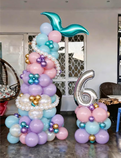 Mermaid Balloon Garland Arch Kit - Image 2