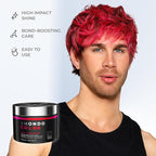 XMONDO Color Pink + Red Shade Shift Color Depositing Mask Infused with Bond Boosters & Hyaluronic Acid to Nourish, Revitalize & Repair, Vegan Formula, 8 Fl Oz 1-Pack