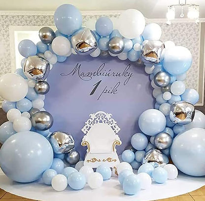 18 inch Pastel Blue Balloons - Image 3