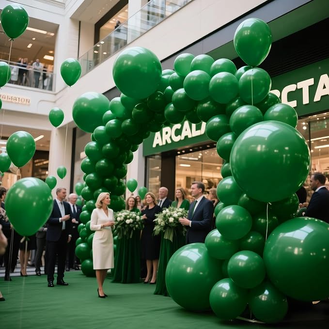 Dark Green Balloon 12 Inch - Image 7