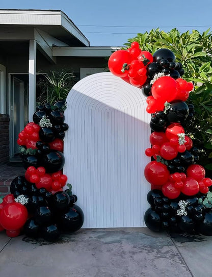 Red and Black Balloons, Party Balloon - Image 6