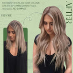 RUNATURE Real Human Hair Clip in Extensions, 18 Inch Clip in Hair Extensions, Blonde Hair Extensions Clip Ins, Natural Remy Hair, 120g 7pcs #19P60 Grey Blonde Highlight Platinum Blonde