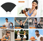 Workout Headbands for Women Non Slip - 8PCS Elastic Sport Head Bands for Women's Hair, Sweat Headband for Athletic Yoga Running Gym