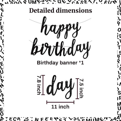 Happy Birthday Banner for Birthday Party Decorations - Image 2