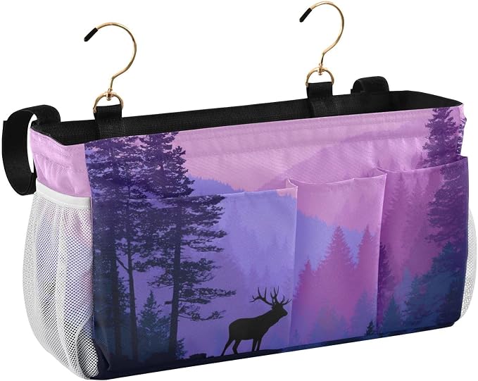 Bedside Caddy Hanging Bunk Bed Caddy Bed Organizer Hanging Pocket - Image 2
