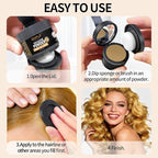 Root Cover Up Powder for Women - Light-Blonde Hair Fibers for Thinning Hair Shadow Powder, 2 Pack (Blonde)