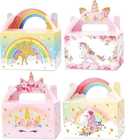 Tevxj 12 Pack Unicorn Party Favor Treat Boxes Unicorn Goodies Gift Boxes Party by Tevxj
