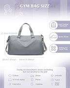 Gym Bag Womens,Travel Duffel Carry on Bag Sport Tote Bag Weekend Overnight Bag