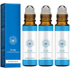 3Pcs Advanced Hair Growth Roll-On Serum, Promotes Growth, Reduces Hair Loss, Nourishes Scalp & Roots with Vitamin E & Natural Oils, For All Hair, Women & Men
