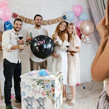 AmazingSpark 28in Giant Gender Reveal Gift Box - Image 5