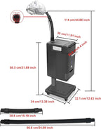 Elitzia Hair Steamer Micro Mist Scalp Detoxify for Hair Wash Reclining Chair Bed Attachment Professional Hair Care for Salon SPA Barber Shop with Storage Draw ET1939