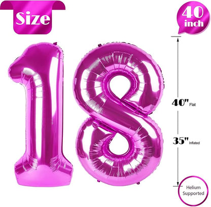 Rosy Purple 18 Balloon - Image 5