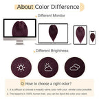 SEGO Human Hair Toppers for Women With Thinning Hair, 7 * 13CM Silk Base 100% Real Human Hair Clip in Top Wiglet Hairpieces /12 Inch No Bangs Wine red