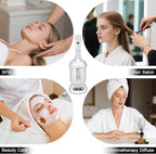Nano Ionic Facial Steamer with Removable Water Cup, Face Steamer 360° Rotatable Sprayer Warm Mist Face Humidifier for Home and Beauty Salon, Facial Deep Cleaning (White)