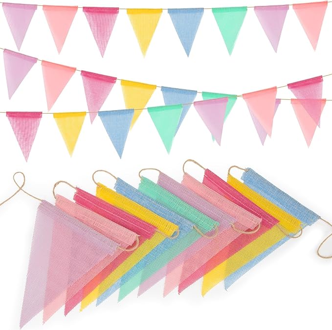 MAQIHAN 52.5 Ft Colorful Pennant Banner Flags by MaqiIhanCustomOfficial