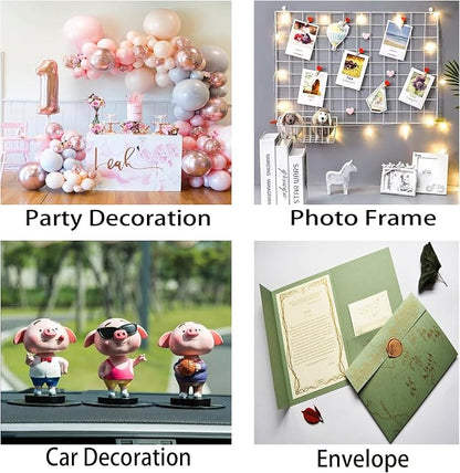 Double Sided Sticky Tack, Removable Clear Dots Glue Gel Adhesive Putty - Image 5