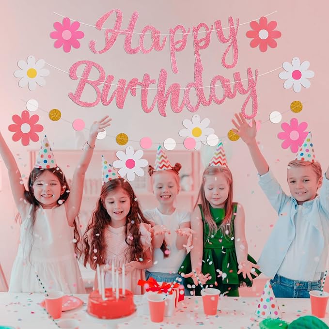Pre-Strung Happy Birthday Banner, NO DIY Party Decorations | Birthday Party - Image 7