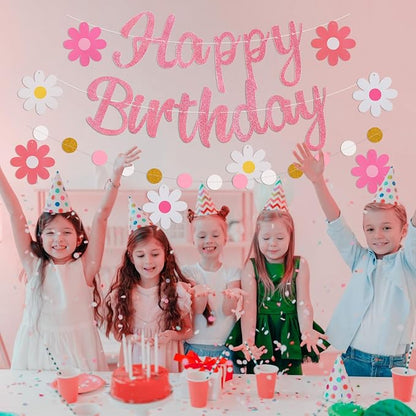 Pre-Strung Happy Birthday Banner, NO DIY Party Decorations | Birthday Party - Image 7