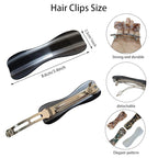 Hair Clips for Women,3.5 Inch Acetate Medium Hair Claw Clips for Women Thin Thick Curly Hair,Strong Hold No Slip Grip,French Classic Multicolor （Black and White Bow）