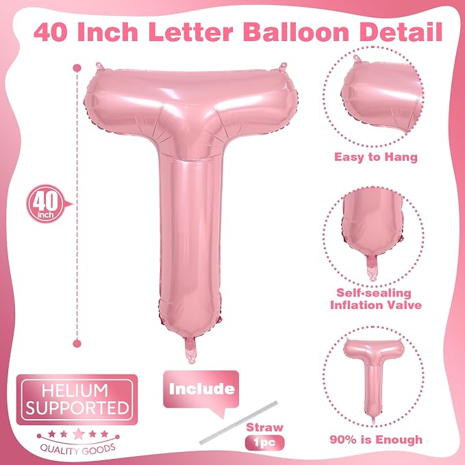 Custom Balloon Letter T - Image 2