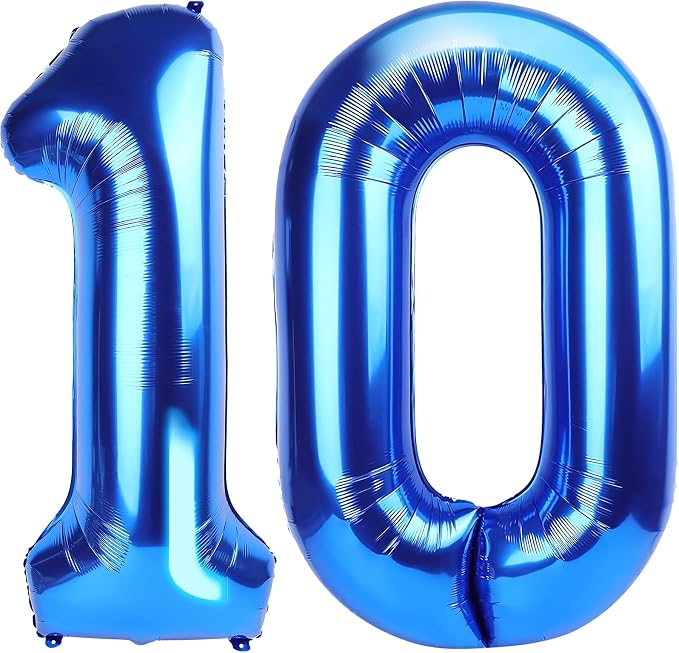 Number Balloons Navy Blue Balloons by United-UnicornsParty