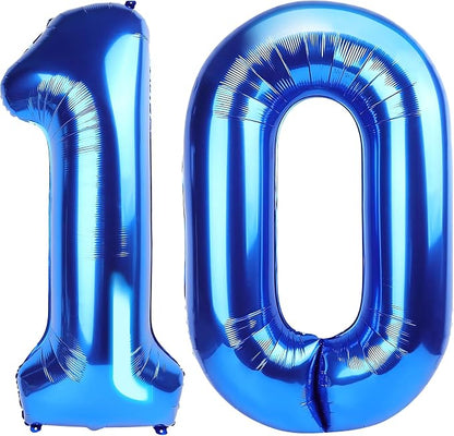 Number Balloons Navy Blue Balloons by United-UnicornsParty