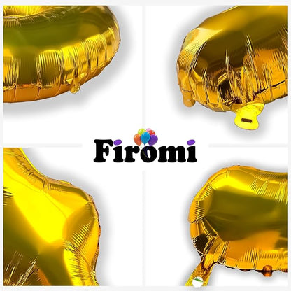 FIROMI 60 Number Balloons Gold Big Foil Mylar 60th Balloon Numbers 40-inch | - Image 5