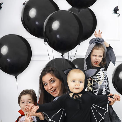 GuassLee 24pcs Black Balloons Clearance 18 Inch Big Black Latex Balloons Large - Image 6