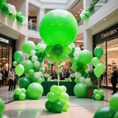 Lime Green Balloons 9pcs 36 Inch Extra Large Big Jumbo Giant Neon Yellowish - Image 4